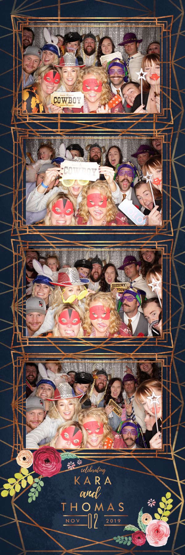 Kara and Thomas Wedding | View more photos from the event at gallery.photoboothbillings.com/u/PhotoBoothBillings/Kara-and-Thomas-Wedding
